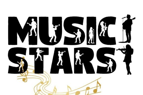 Download Music Stars Silhouettes Font - Star Collection