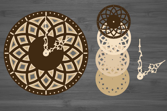 Download Laser Cut Decorative Wall Clock Svg - Decorative wall Collection