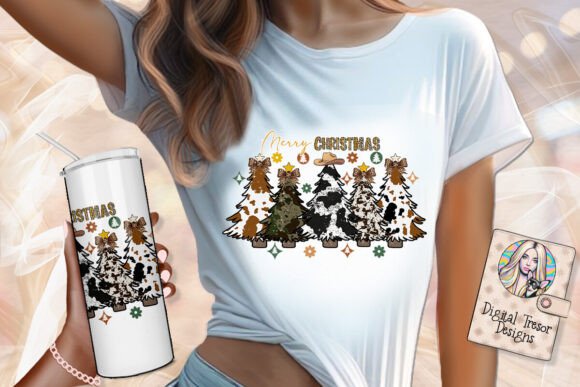 Download Christmas Trees Leopard Cowhide Western - Christmas tree Collection