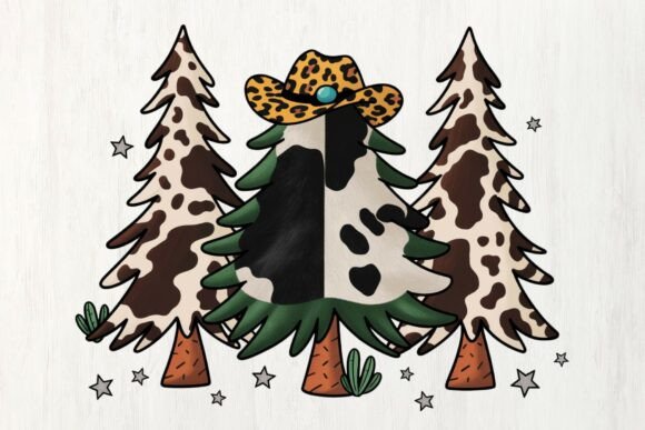Download Cowhide Trees, Merry Christmas Trees PNG - Christmas tree Collection