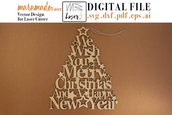 Download Christmas Tree Decoration for Laser Cut - Christmas tree Collection