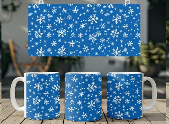 Download Christmas Snowflake Mug Sublimation PNG - Sub Collection