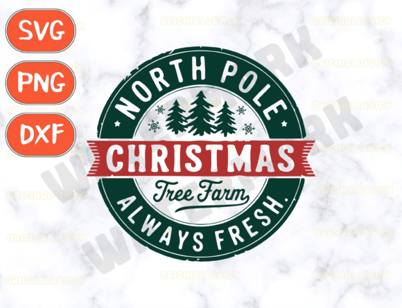 Download North Pole Christmas Tree Farm SVG - Christmas tree Collection