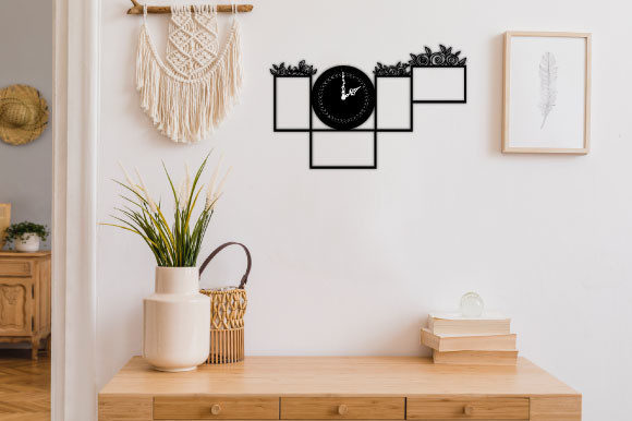 Download Laser Cut Decorative Wall Clock - Decorative wall Collection