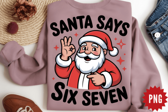Download Santa Says Six Seven Sublimation Design - Sub Collection