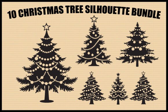 Download Christmas Tree Silhouette Bundle - Christmas tree Collection