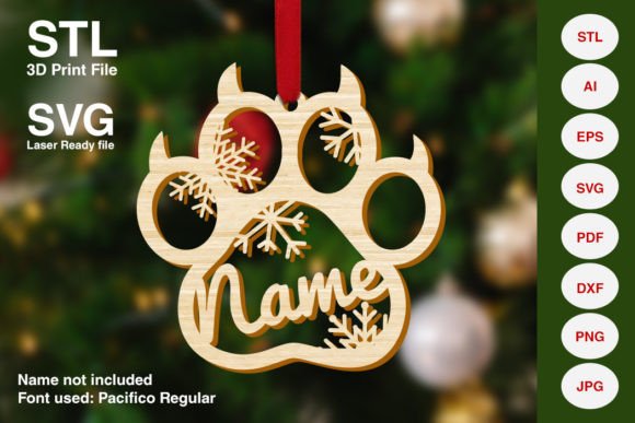 Download Cat Paw Christmas Tree Decoration - Christmas tree Collection