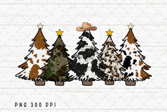 Download Christmas Trees Cowhide Western PNG - Christmas tree Collection