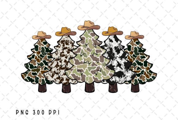 Download Camo Christmas Trees Cowhide Western PNG - Christmas tree Collection