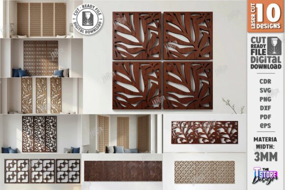 Download Decorative Wall Panel Laser Cut Bundle - Premium Bundle