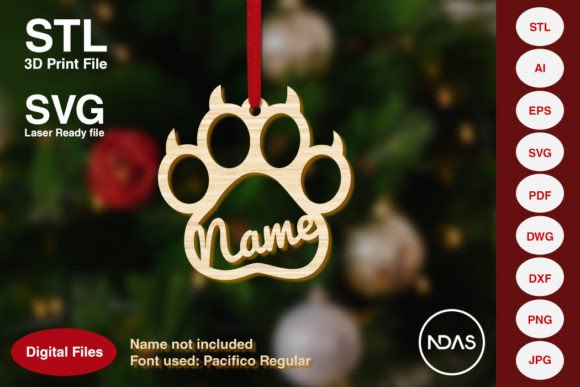 Download Cat Paw Christmas Tree Decoration Plane - Christmas tree Collection