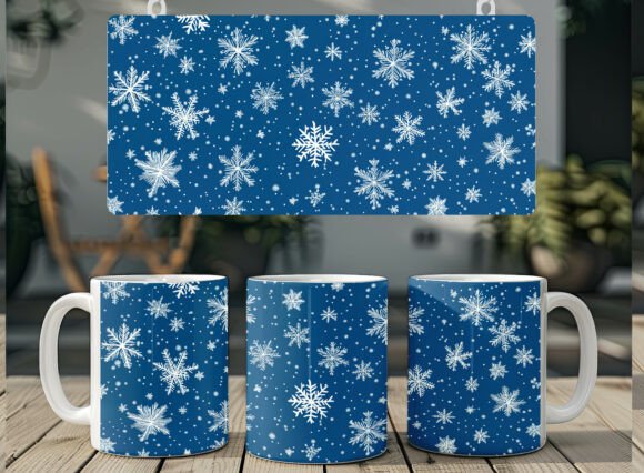 Download Christmas Snowflake Mug Sublimation PNG - Sub Collection