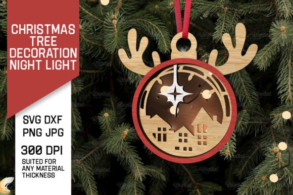 Download 3D Christmas Tree Decoration Laser Cut - Christmas tree Collection
