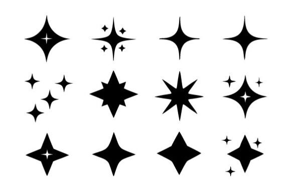 Download Stars Svg Bundle, Sparkle Star Svg - Premium Resources