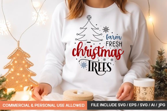 Download Farm Fresh Christmas Trees Svg Design - Christmas tree Collection