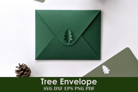 Download Christmas Tree Envelope and Cards - Christmas tree Collection