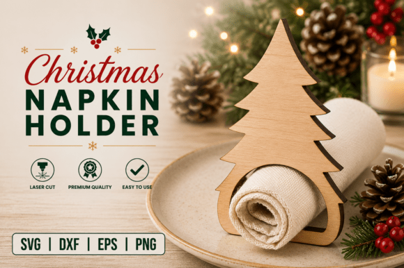 Download Christmas Tree Napkin Holder - Christmas tree Collection