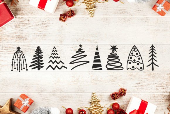 Download Christmas Tree Svg, Pine Hand Drawn Svg - Christmas tree Collection