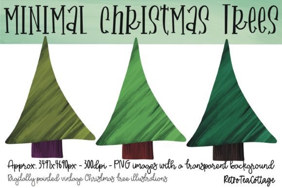 Download Green Minimal Christmas Trees - Christmas tree Collection