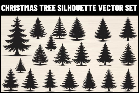 Download Christmas Tree Silhouette Bundle - Christmas tree Collection