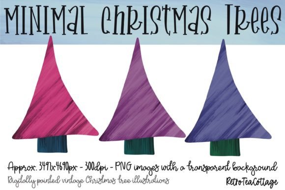 Download Berry Tones Minimal Christmas Trees - Christmas tree Collection