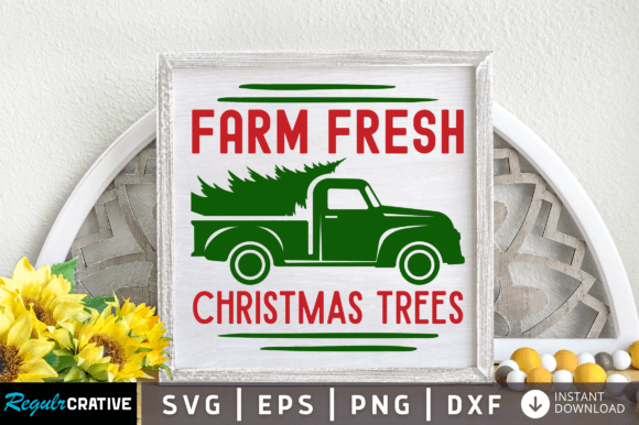 Download Farm Fresh Christmas Trees Svg Design - Christmas tree Collection